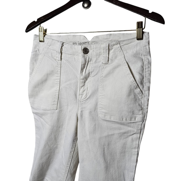 Maurice’s White Bootcut 6 Regular Denim Jeans Work Pants Flare - Picture 2 of 5